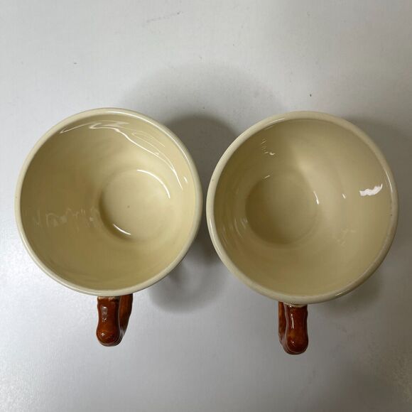 Vintage Franciscan Apple Set of 2 Coffe Tea Cups & 2 Saucers Plates USA Made - Picture 6 of 13